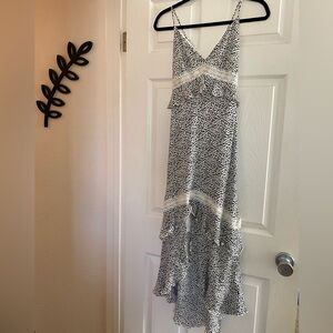 Express - Spaghetti Strap Ruffle Dress - Size Small